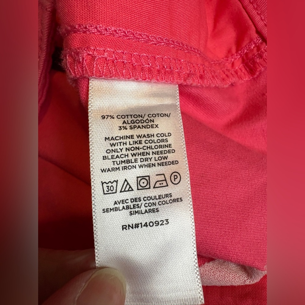 Loft - The Monroe Slim chino trousers - size 6 - pink - Picture 9 of 9